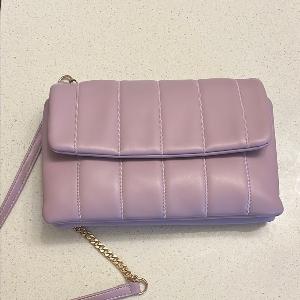 Lavender Quilted Purse